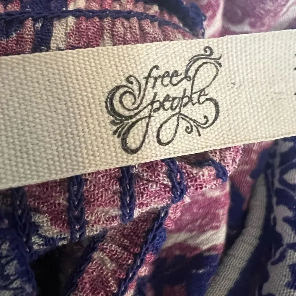 Free People size M gorgeous patchwork summer dress - Picture 2 of 8